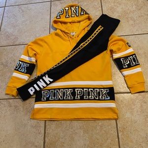 VICTORIA SECRET “pink” hoodie sweatshirt and coordinating leggings